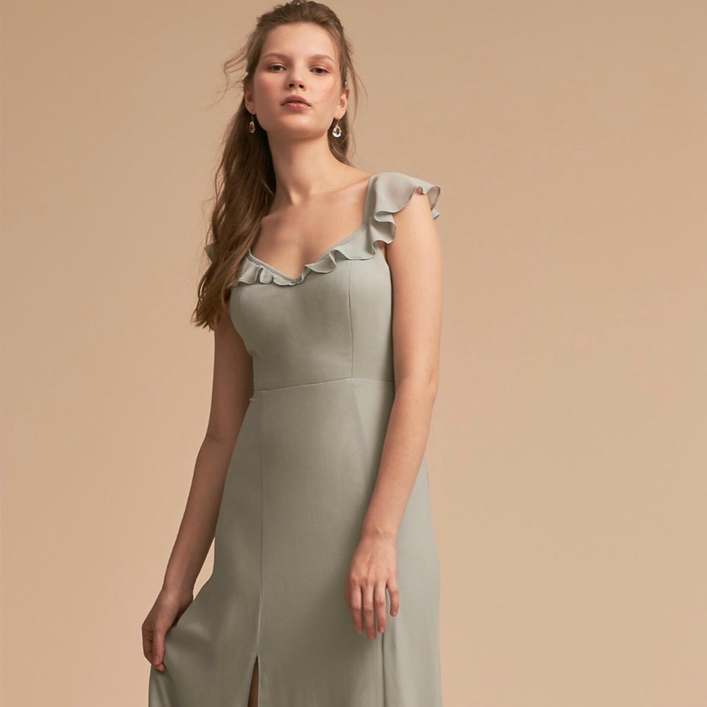 BHLDN Diana Dress Morning Mist XS Style #446481